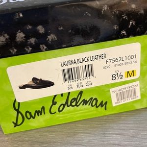Sam Edelman BRAND NEW Laurna Black Leather mule, Women’s size 8.5